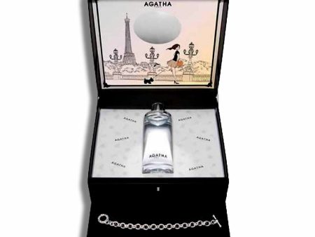 Agatha Paris L Amour à Paris Women s Perfume Gift Set – Eau de Toilette 100 ml & Bracelet Hot on Sale