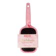 Detangling Hairbrush Red Kiss Kiss Marblous Pink Squared For Discount