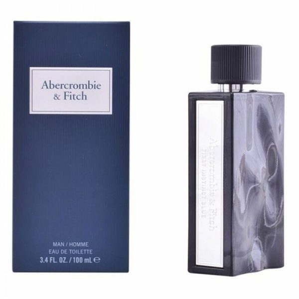 Abercrombie & Fitch First Instinct Blue Eau de Toilette for Men – 100 ml | Bold Aromatic Fougere Fragrance on Sale