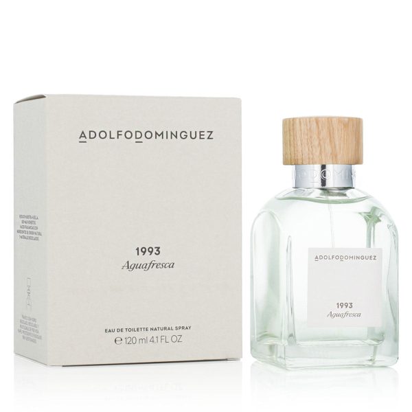 Adolfo Dominguez Agua Fresca Eau de Toilette for Men – 120 ml | Fresh and Elegant Fragrance Inspired by Galician Forests Online now