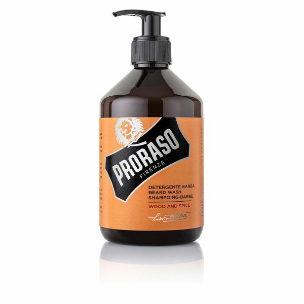 Beard Shampoo Proraso Wood and Spice (500 ml) For Sale