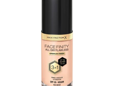 Crème Make-up Base Max Factor Facefinity 3-in-1 Spf 20 Nº 55-beige 30 ml Hot on Sale