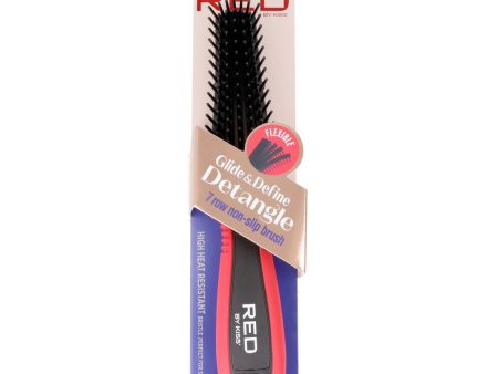 Detangling Hairbrush Red Kiss Kiss Ez Fashion