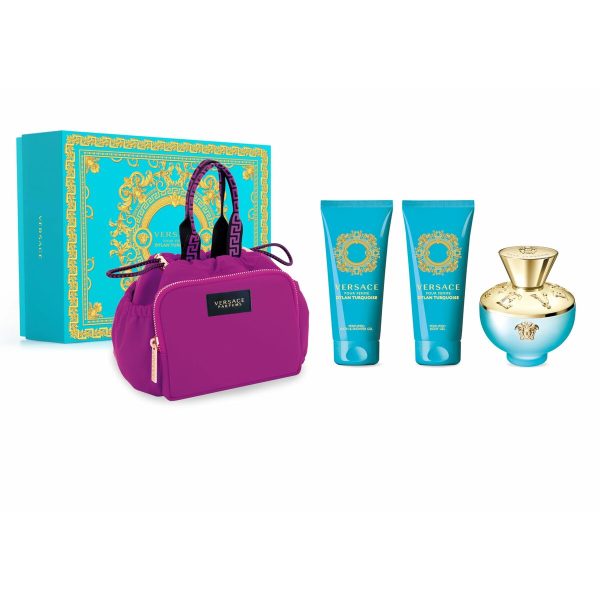 Women s Perfume Set Versace Pour Femme Dylan Turquoise EDT 4 Pieces Online Sale