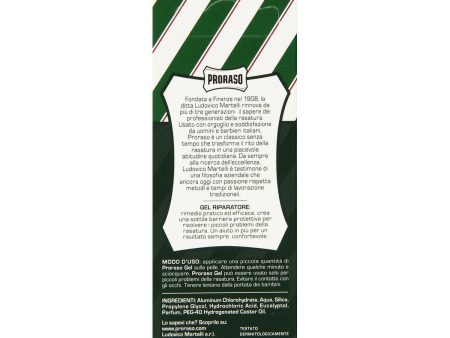 Aftershave Lotion Proraso Razor 10 ml Gel on Sale