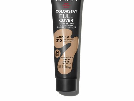 Crème Make-up Base Revlon ColorStay Full Cover Nº 310 Warm Golden 30 ml For Sale