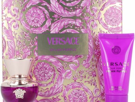 Women s Perfume Set Versace DYLAN PURPLE 2 Pieces Fashion